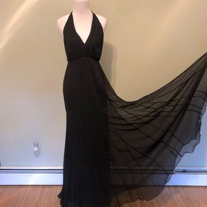 Beautiful black silk gown by Alice & Olivia